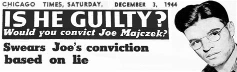 Dec. 3, 1944—Swears Joe’s Conviction Based On Lie.